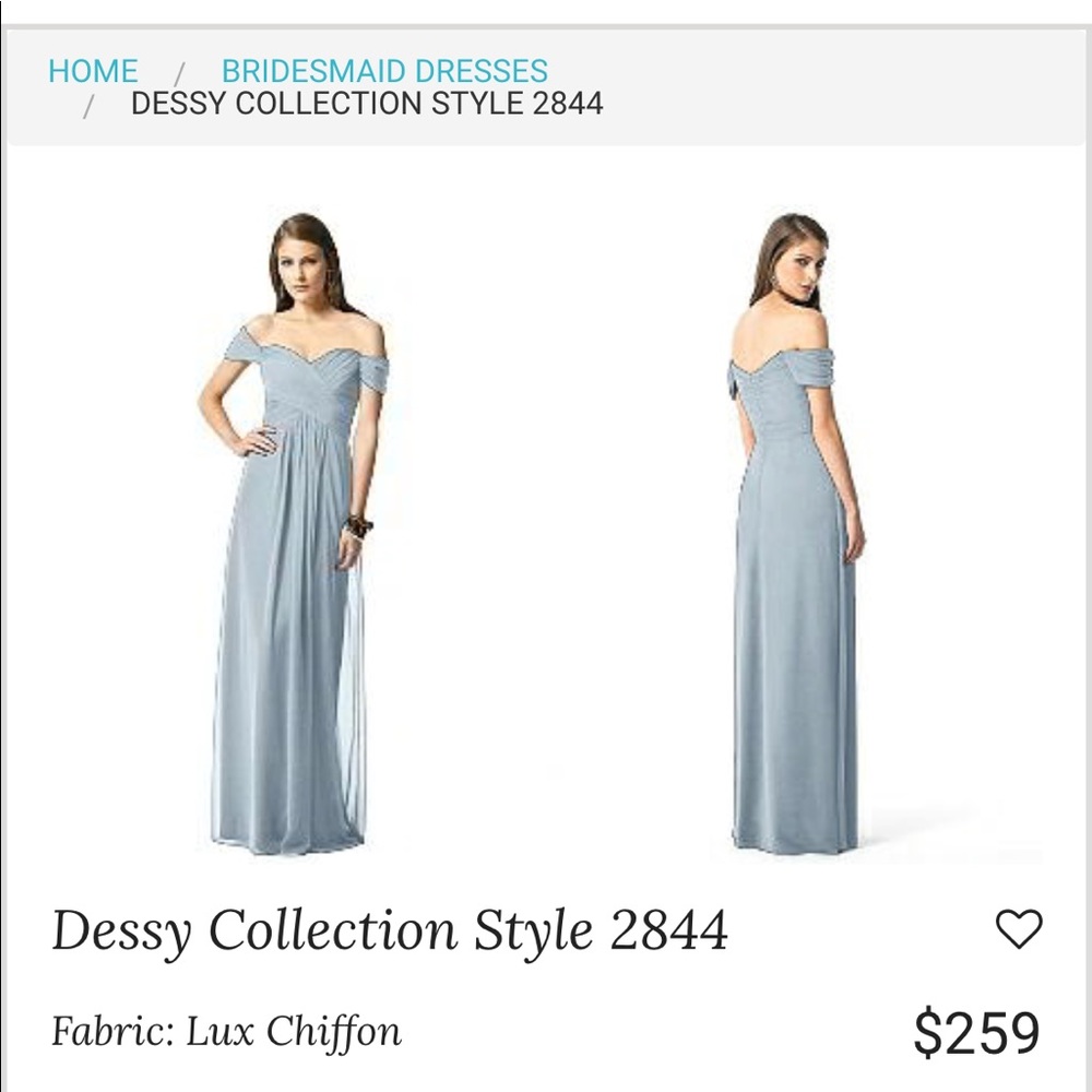 The Dessy Group - Bridesmaid Dress, Style 2844